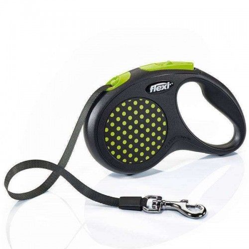 Рулетка Flexi Design Small Yellow 5 метров для собак до 15 кг