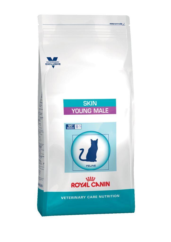 Корм Royal Canin Skin Young Male для кастрированных котов до 7 лет с чувствительной кожей