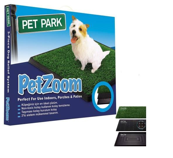 Туалет-лоток для собак Pet Park Pet Zoom с искусственной травой