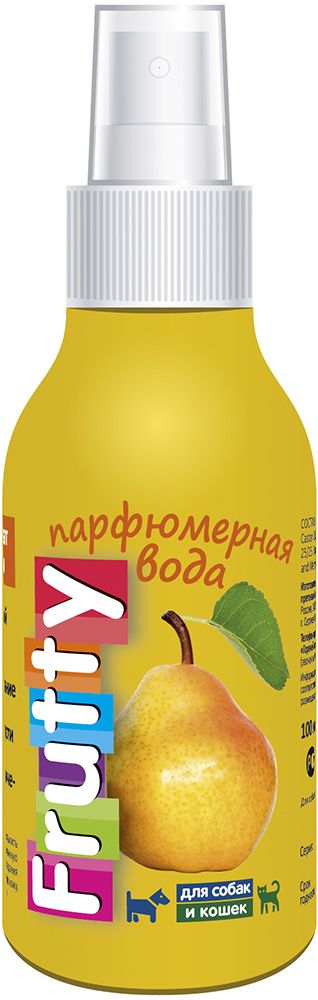 Парфюмерная вода Frutty для собак и кошек. Медовая груша