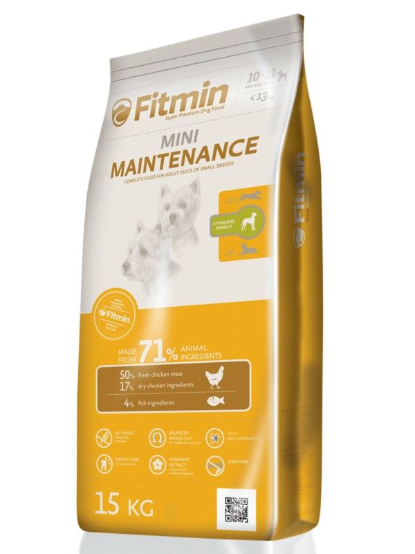 Корм Fitmin Mini Maintenance для взрослых собак мелких пород