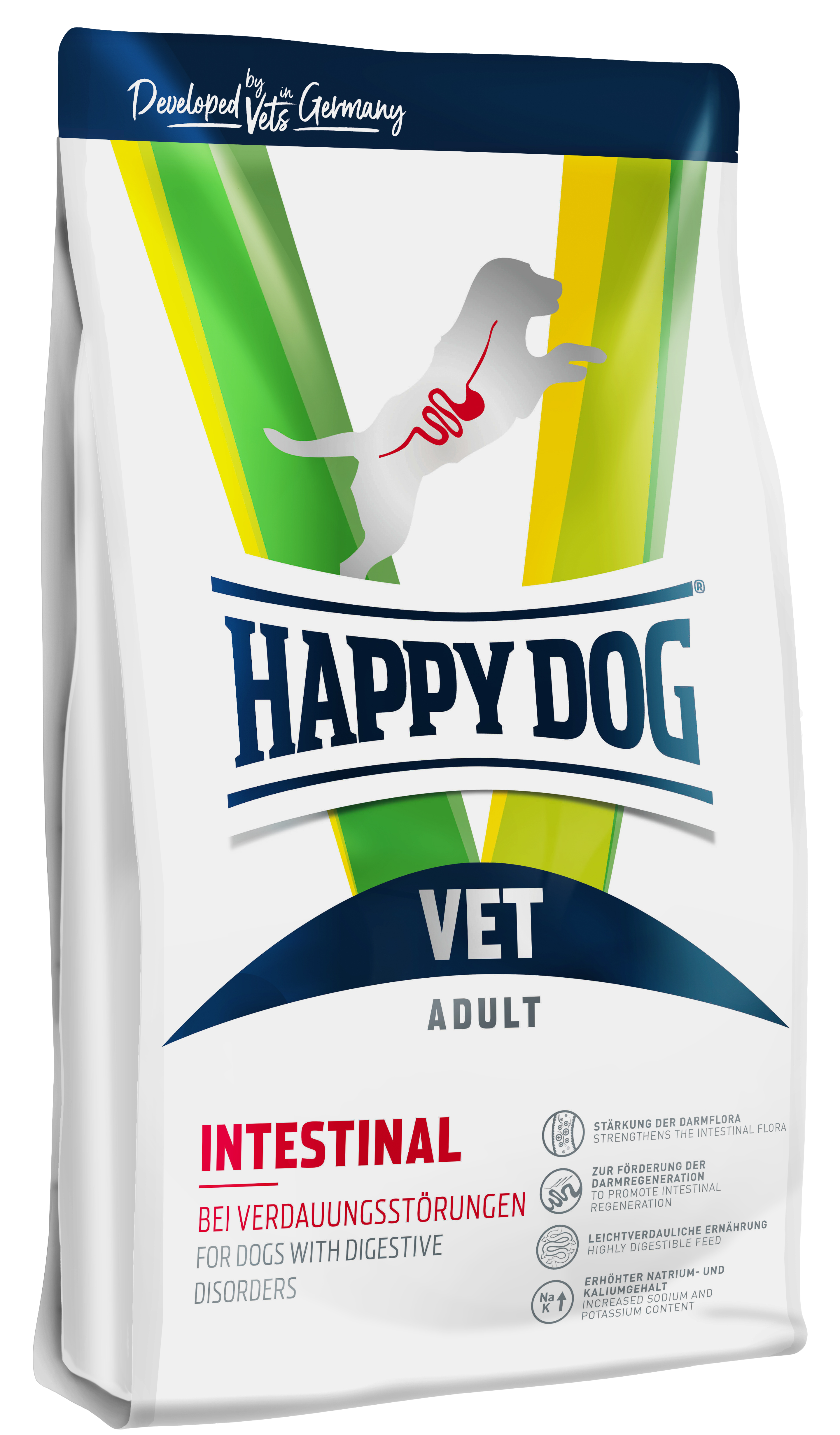Корм Happy Dog Vet Intestinal для собак. При острых чувствительном пищеварении