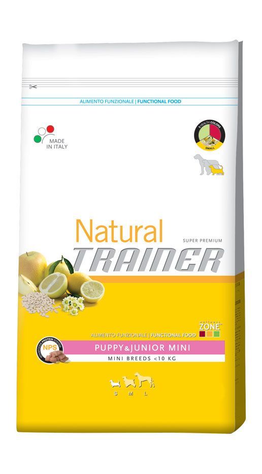 Корм Trainer Natural для щенков и юниоров малых пород от 1 до 10 месяцев