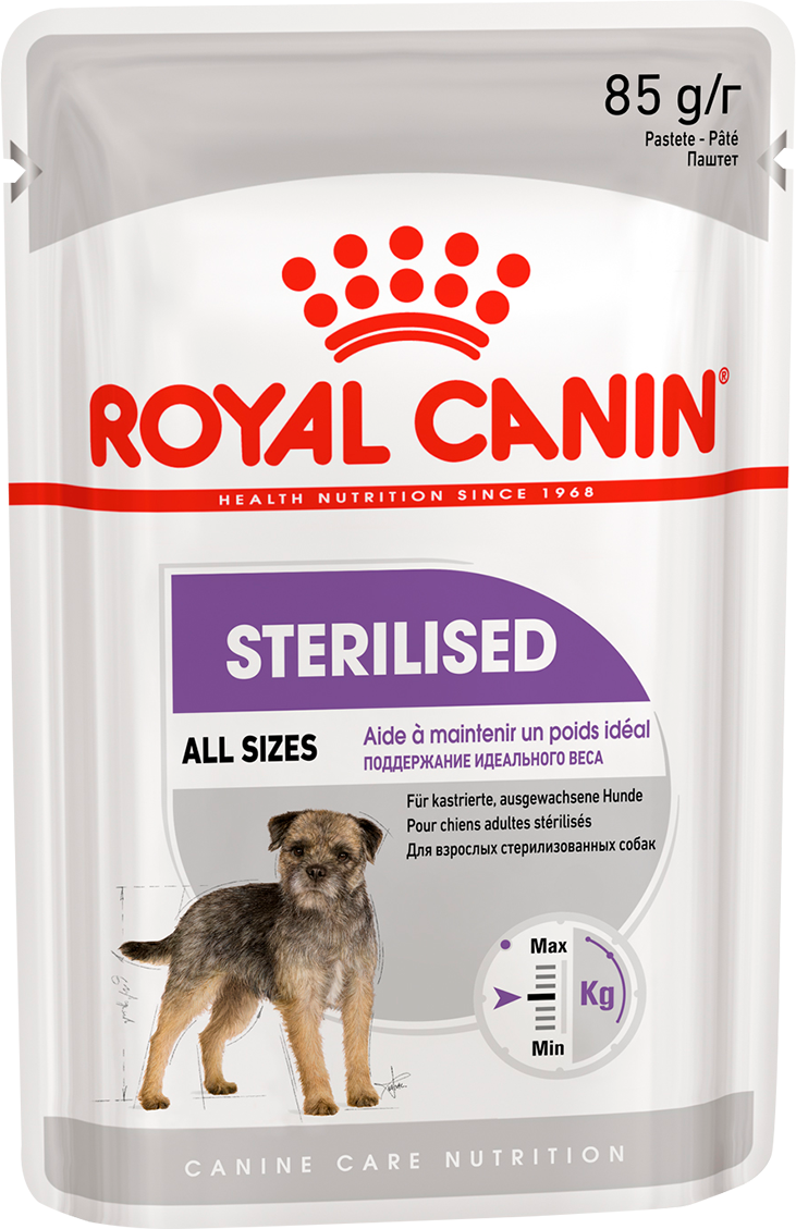 Паучи Royal Canin Sterilized для взрослых стерилизованных собак