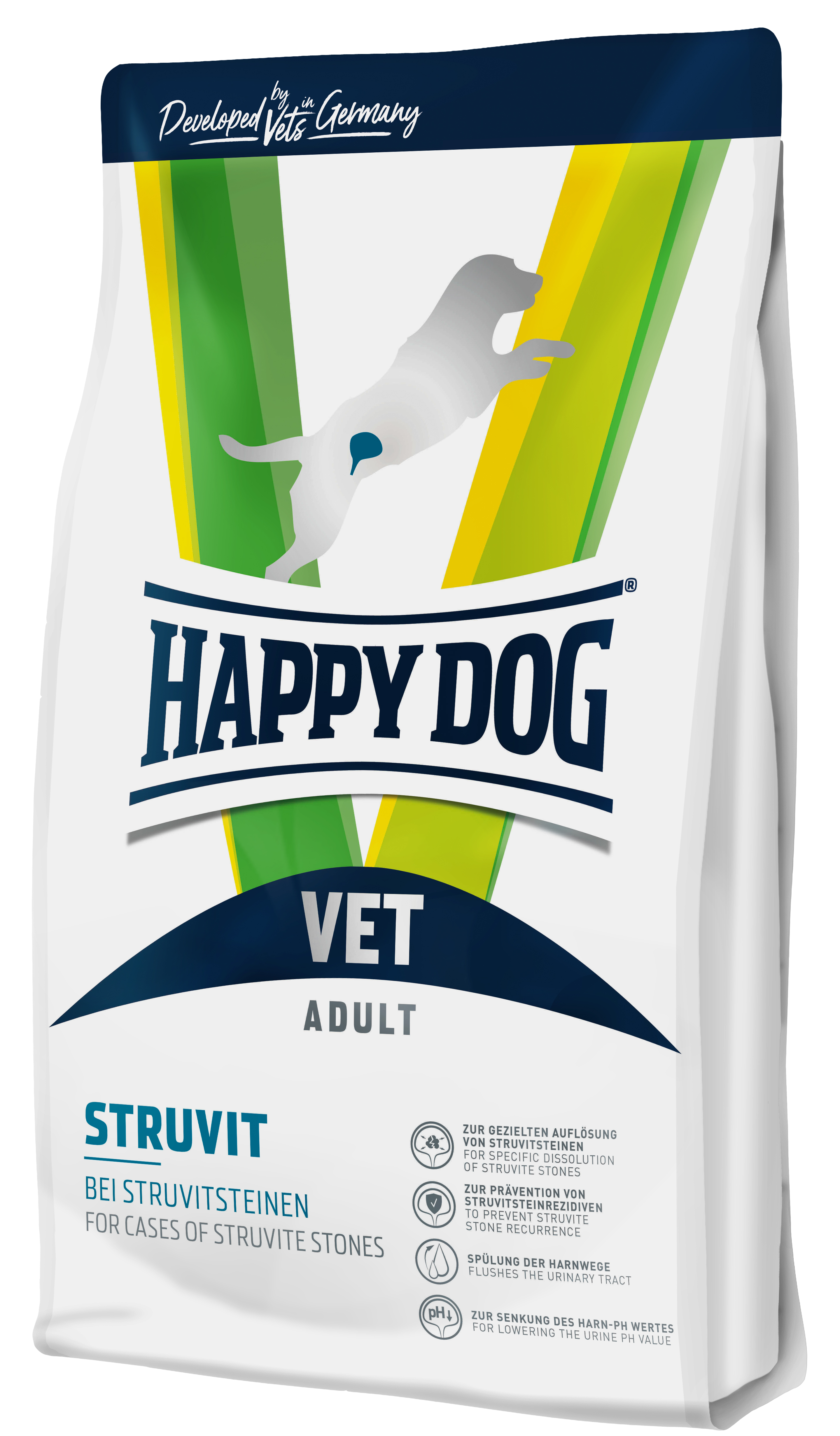 Корм Happy Dog Vet Struvit для собак. Ветеринарная диета для растворения струвитных камней