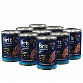 Банки Brit Premium by Nature для собак всех пород с чувствительным пищеварением с ягненком и гречкой