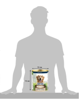 Консервы Happy Dog Natur Line для собак с ягнёнком и рисом 