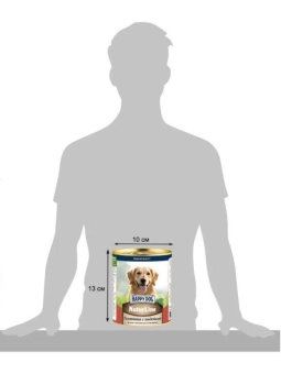 Консервы Happy Dog Natur Line для собак с телятиной и индейкой