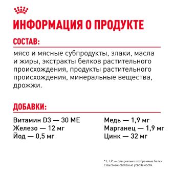 Консервированный корм для котят Royal Canin Kitten в возрасте до 12 месяцев в соусе
