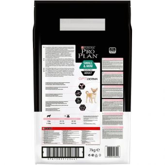 Сухой корм PRO PLAN® для взрослых собак мелких и карликовых пород с чувствительной кожей, с лососем