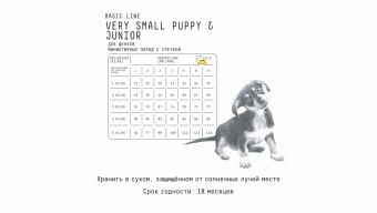 Корм AJO Dog Very Small Puppy & Junior с гречкой для щенков миниатюрных пород