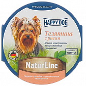 Паштет Happy Dog для собак с телятиной и рисом Паштет Happy Dog для собак с телятиной и рисом