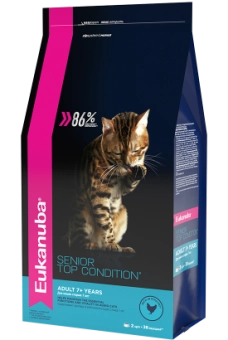 Eukanuba Senior Top Condition сбалансированный сухой корм для кошек