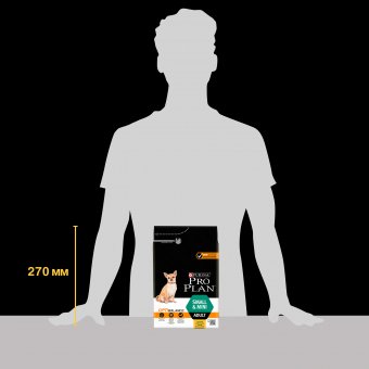 Корм Pro Plan Optihealth для взрослых собак мелких и карликовых пород с курицей 2,5+500кг