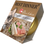 Ламистеры Best Dinner Holistic для стерилизованных кошек мясные волокна в желе с...