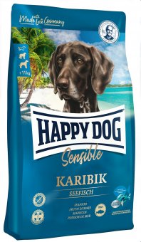 Корм Happy Dog Supreme Karibic для собак средних и крупных пород с морской рыбой и картофелем