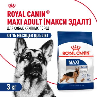 Корм сухой Royal Canin Maxi Adult для взрослых собак крупных размеров