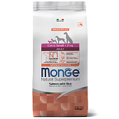 Сухой Корм Monge Dog Speciality Line Extra Small Adult Salmon для собак миниатюрных пород с лососем и рисом