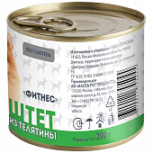 Банки Мнямс для собак всех пород паштет из телятины "Фитнес" Банки Мнямс для собак всех пород паштет из телятины "Фитнес"