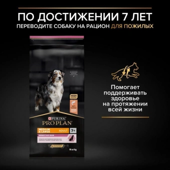 Сухой корм PRO PLAN для собак мелких пород с чувствительным пищеварением GRAIN FREE (беззерновой) с индейкой