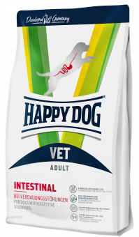 Корм Happy Dog Vet Intestinal для собак. При острых чувствительном пищеварении