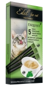 Лакомство Edel For Cat для кошек крем-суп с ливерной колбасой и овощами