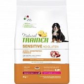 Сухой Корм Natural Trainer Sensitive Plus Puppy Medium&Maxi Duck для щенков средних и крупных пород с уткой (Без глютена)