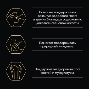 Влажный корм PRO PLAN® Nutri Savour® для котят, с говядиной в соусе, Пауч