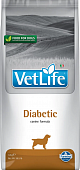 Сухой Корм Farmina Vet Life Diabetic для собак для управления уровнем глюкозы (сахарный диабет), снижения избыточного веса