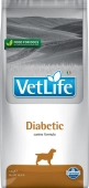 Корм Farmina Vet Life Diabetic для собак для управления уровнем глюкозы (сахарный...