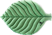 Лежанка Mr.Kranch для собак "Листочек" большая двусторонняя, размер 120х73х6см, зеленая