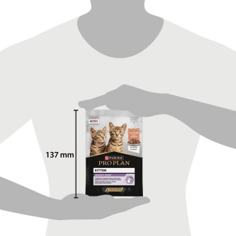 Влажный корм PRO PLAN® HEALTHY START® для котят, беременных и кормящих кошек, кусочки с лососем в соусе
