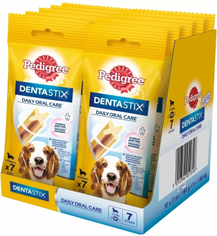 Лакомство по уходу за зубами Pedigree Denta Stix для собак средних и крупных пород 180г