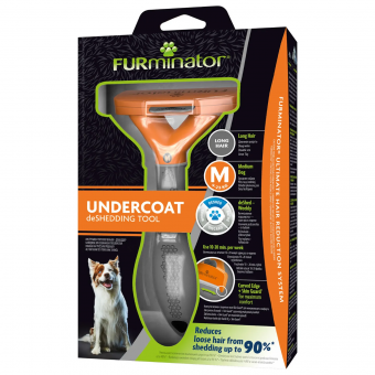 Фурминатор FURminator Undercoat deShedding Tool для средних собак с длинной шерстью