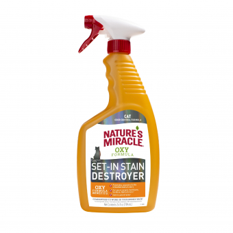 Спрей Nature's Miracle Stain&Odor Remover Orange-Oxy Power для уничтожения кошачьих меток