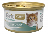 Консервы Brit Care Kitten Chicken для котят с курицей 