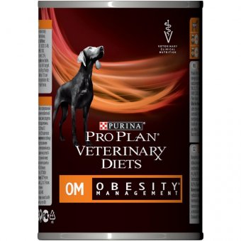 Влажный корм для собак PRO PLAN® VETERINARY DIETS OM Obesity Management для снижения избыточной массы тела, паштет