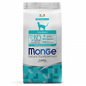 Сухой Корм Monge Cat Monoprotein Sterilized монобелковый для стерилизованных кошек и кастрированных котов с треской