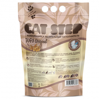 Наполнитель Cat Step Tofu Original для кошек впитывающий оригинальный