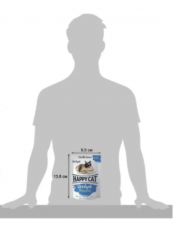 Паучи Happy Cat Sterilised для стерилизованных кошек кусочки в желе с лососем
