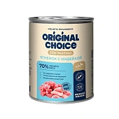 Банки Original Choice Elite Nutrition Adult для собак с ягнёнком и индейкой
