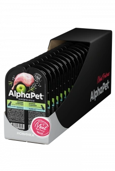 Ламистеры Alphapet Superpremium для собак с чувствительным пищеварением с кроликом и яблоком