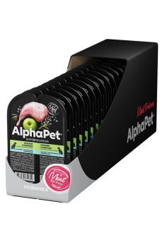 Ламистеры Alphapet Superpremium для собак с чувствительным пищеварением с кроликом и яблоком