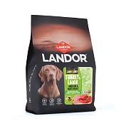 Сухой Корм Landor Adult Dog для взрослых собак средних и крупных пород с индейкой и ягнёнком Сухой Корм Landor Adult Dog для взрослых собак средних и крупных пород с индейкой и ягнёнком