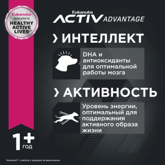 Eukanuba Adult Medium Breed 1+ years корм сухой для взрослых собак средних пород от года и старше