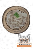 Паучи Best Dinner High Premium для кошек. Курица в белом соусе волокна филе грудки