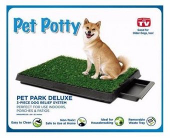 Туалет-лоток для собак Pet Park Pet Zoom Deluxe с искусственной травой