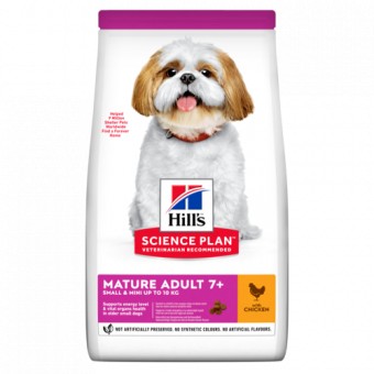 Корм Hill's Science Senior Dog Small&Mini Breed Chicken для пожилых собак маленьких и миниатюрных пород с курицей