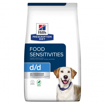 Корм Hill's Prescription Diet D/D для собак, утка и рис. При пищевой непереносимости и аллергии