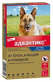 Капли на холку Адвантикс от блох, клещей и комаров для собак весом от 25 до 40кг